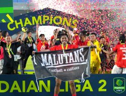 Malut United Akan Merayakan Keberhasilan Promosi Liga 1 di Ternate