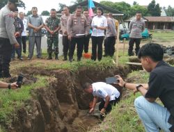 Wakil Bupati Halut Hadiri peletakan Batu Pertama Pembangunan Gereja Oikumene di Polres