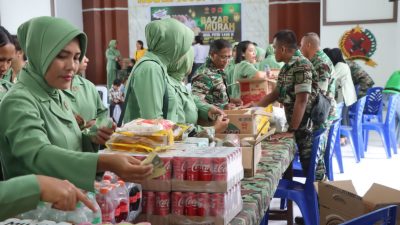 Kodim Tobelo Hadirkan Bazar Serba Murah Jelang Idulfitri