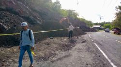 Polisi Blokir Aktivitas Tambang Batu di Desa Mamuya, Halmahera Utara