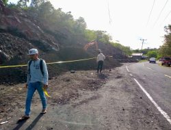 Polisi Blokir Aktivitas Tambang Batu di Desa Mamuya, Halmahera Utara