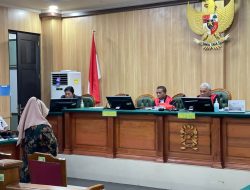 Divonis 1 Tahun Penjara, Ketua KPPS Tabona, Ternate Menangis dalam Persidangan