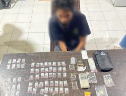 Polisi Ringkus Seorang Pemuda di Ternate saat Hendak Edarkan 56 Saset Narkoba