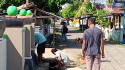 Antusias Warga dan Pemdes Daruba di Morotai Gelar Jumat Bersih