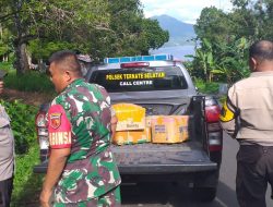 Sinergitas TNI-Polri di Ternate, Ratusan Kantong Miras Diamankan
