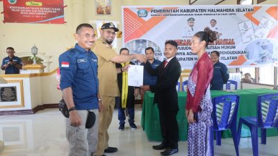 204 Pasangan Pengantin di Halsel Ikut Nikah Massal