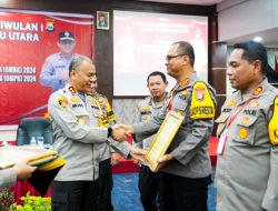 Ungkap Kasus Miras Terbanyak, Polresta Tidore Dapat Penghargaan dari Polda Malut