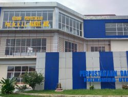 Dibangun dengan Anggaran 9,7 Miliar, Gedung Perpustakaan Daerah Halmahera Utara Mulai Rusak