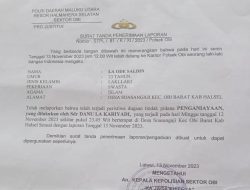 Korban Penganiayaan Keluhkan Kinerja Polsek Obi, Halmahera Selatan