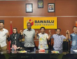 Terima Kunjungan KPU, Bawaslu Ternate Bahas Persiapan Pilkada