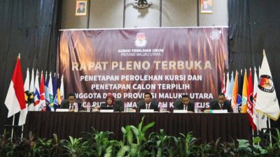 45 Anggota DPRD Maluku Utara Ditetapkan, Kursi Golkar Terbanyak