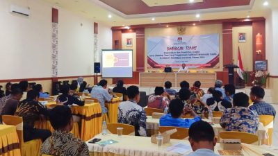 KPU Morotai Resmi Menggelar Bimtek Coklit Pemilihan Serentak 2024