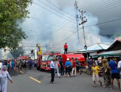 Rumah dan Kios di Ternate Kebakaran, 3 Korban Dirawat