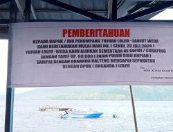 Rute Speedboat Kota Baru-Loleo Dialihkan Sementara, Ini Alasannya