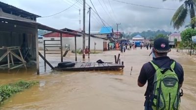 Banjir Terjang Kawasan Tambang Halmahera Tengah: Akses Jalan Tertutup, Warga Dievakuasi