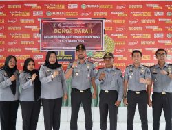 Sambut Hari Pengayoman ke-79, Imigrasi Tobelo dan Lapas Gelar Donor Darah