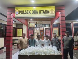 Polisi Tangkap 3 Remaja Hendak Selundupkan Miras ke Kawasan Tambang di Halteng