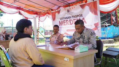 Semarak HUT RI ke-79, Imigrasi Tobelo Buka Layanan Paspor Merdeka