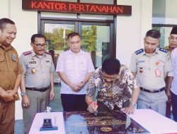 Kepala Kantor Badan Pertanahan Nasional Halbar Target Maksimalkan Pelayanan Setelah Peresmian Kantor Baru