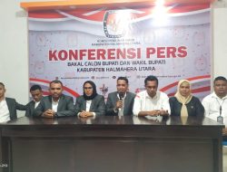 Hari Kedua, 4 Paslon Bupati dan Wakil Bupati Halut Resmi Mendaftar ke KPU