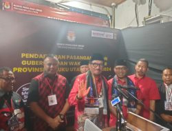 Resmi Daftar ke KPU Malut, Husain-Asrul Serukan Pilkada Damai