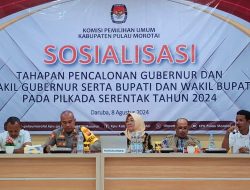 KPU Morotai Sosialisasi Tahapan Pencalonan Kepala Daerah