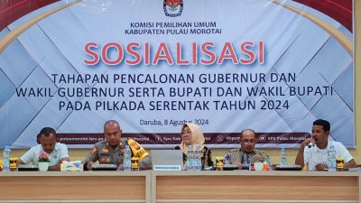 KPU Morotai Sosialisasi Tahapan Pencalonan Kepala Daerah