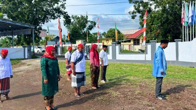 Foto: Khidmatnya Upacara HUT ke-79 RI Digelar KPU Halmahera Barat
