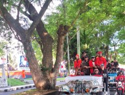 Antusias Ratusan Warga Jemput Sultan Tidore di Ternate