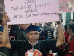 Poster-poster Dukungan Warga Maluku Utara Hiasi Pendaftaran Husain-Asrul ke KPU