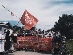 Ketika Pasukan Coka Iba Sagea Serukan Pesan Jaga Lingkungan dari Kejahatan Tambang