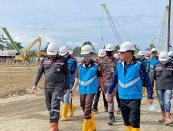 Kajati Maluku Utara Tinjau Proyek Strategi Nasional Pembangunan PLTMG Tobelo 30 MW di Galela