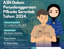 Webinar Bawaslu Malut: Pentingnya ASN Menjaga Netralitas saat Pilkada 2024