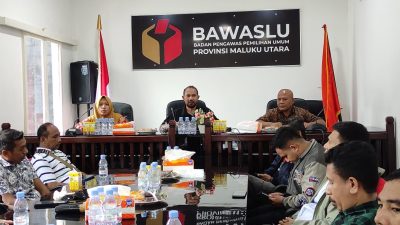 Bawaslu Malut Resmi Gelar Rapat Koordinasi Pengawasan Kampanye Pilkada 2024
