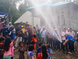 Warga Dufa-dufa Puncak di Ternate Mulai Nikmati Layanan Air Bersih