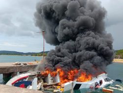Speedboat Bela 72 Terbakar di Taliabu, 3 Orang Dilaporkan Meninggal Dunia