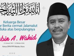 Jenazah Ketua DPW PPP Malut Tiba di Ternate Malam Ini