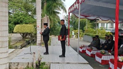 Pjs Bupati Halsel Sampaikan Amanat Menpora di Upacara Hari Sumpah Pemuda 2024
