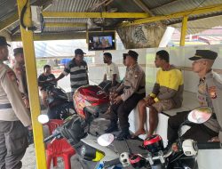 Subsatgas Binmas Sambangi Warga, Ajak Wujudkan Pilkada Damai di Maluku Utara
