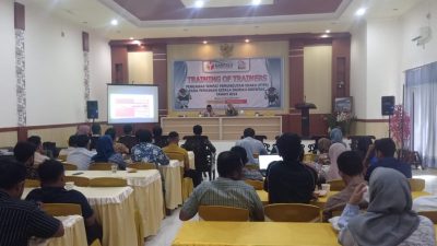 Bawaslu Morotai Libatkan Pengawas 6 Kecamatan Ikut Training Of Trainers