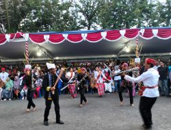 Silaturahmi dengan Warga Halmahera Utara, Penyambutan Sultan Tidore Bernuansa Adat