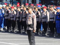Polda Maluku Utara Terjunkan Ratusan Personel Backup Polres Jajaran Amankan TPS