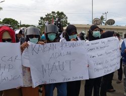Gaji Belum Cair, Pj Bupati Morotai Didemo Ratusan PPPK