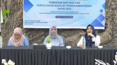 DPMPTSP Ternate Gelar FGD Penyelesaian Masalah Penanaman Modal