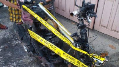 Mantan Pacar Tolak Berdamai, Pelaku Pembakaran Motor di Ternate Kini Jadi Tersangka