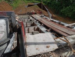Mangkrak Pekerjaan Proyek Jembatan di Pulau Morotai