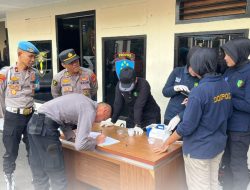 Polda Maluku Utara Gelar Tes Urine untuk Personel Direktorat Samapta