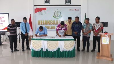 Pemda Taliabu dan Kejaksaan Jalin Kerja Sama Bidang Penanganan Hukum