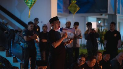 Wali Kota Ternate M. Tauhid Soleman saat membuka acara Earth Hour 2025. Foto: Foto: Rusdianto Kamis/cermat
