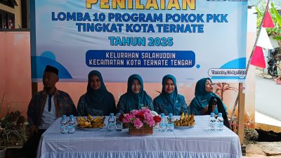 Camat Ternate Tengah Apresiasi Kelurahan Salahuddin Sukseskan 10 Program Pokok PKK